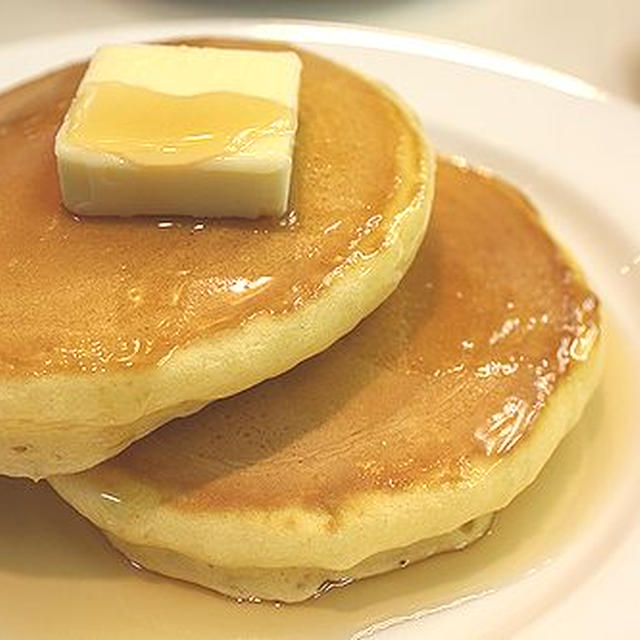 「スマート珈琲店」のホットケーキ　?京都　寺町通?