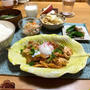 【むね肉de鶏キムチ納豆】#むね肉#腸活#免疫力アップ#簡単#スピードおかず　…晩ごはんと朝ごはん。