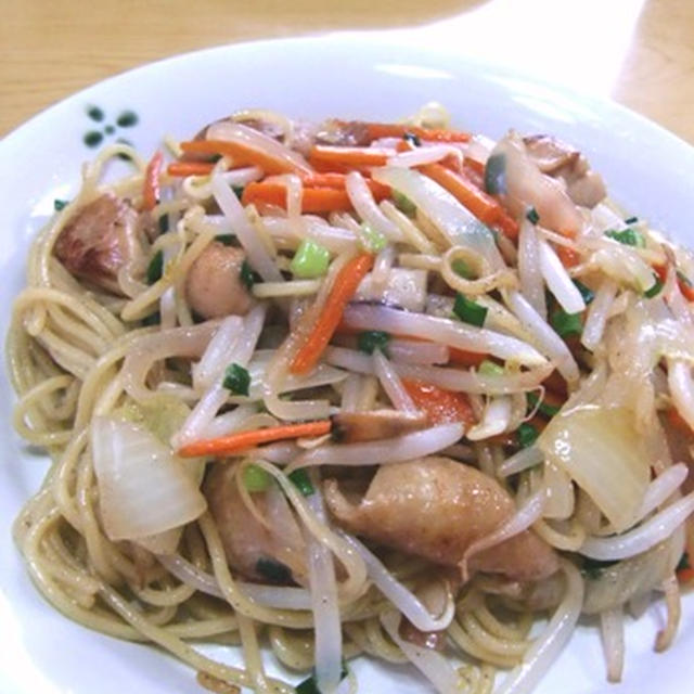 かしわの塩焼きそば