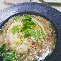 まぐろ出汁かけとろーり炒飯