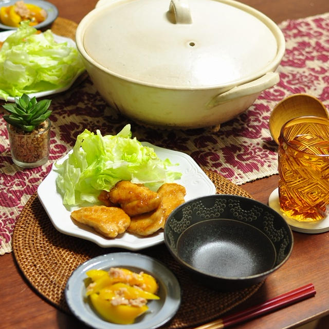 イライラせずに最初からこうすればよかった（昨日の記事の続きです）と晩ごはん