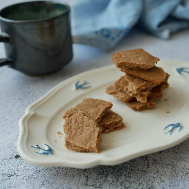 ビニール袋で作る！簡単全粒粉の塩クッキー