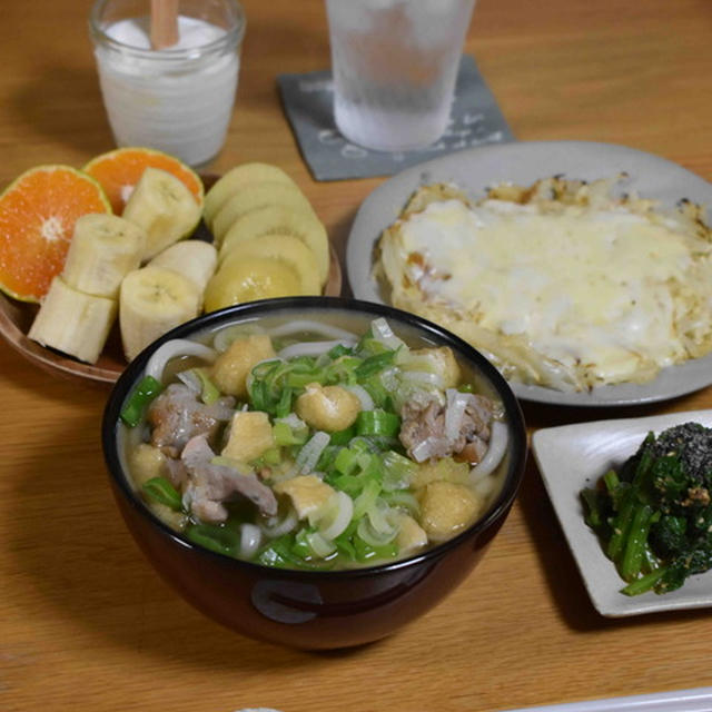 ただいま〜の試合飯