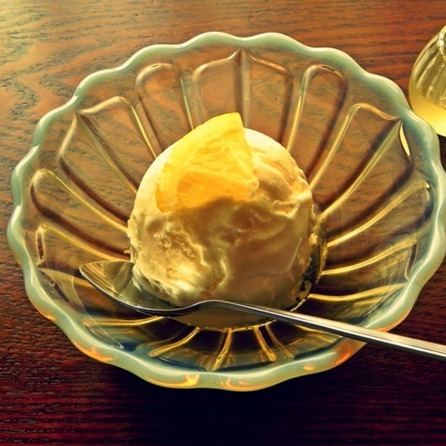 レモンとクリームチーズのアイスクリーム