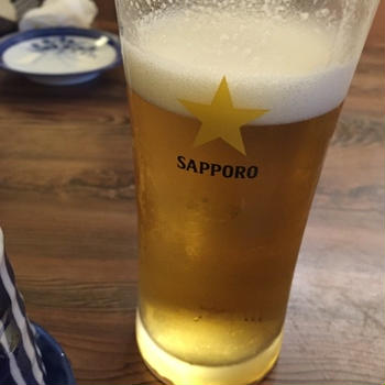 昨夜のビール