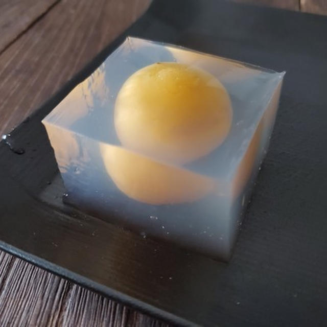 完熟南高梅のコンポートと梅ジャムを使って和菓子を・・・