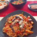 オイルサーディンのパスタ