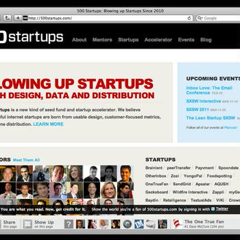 ネット系スタートアップ起業に投資する「500 Startups」