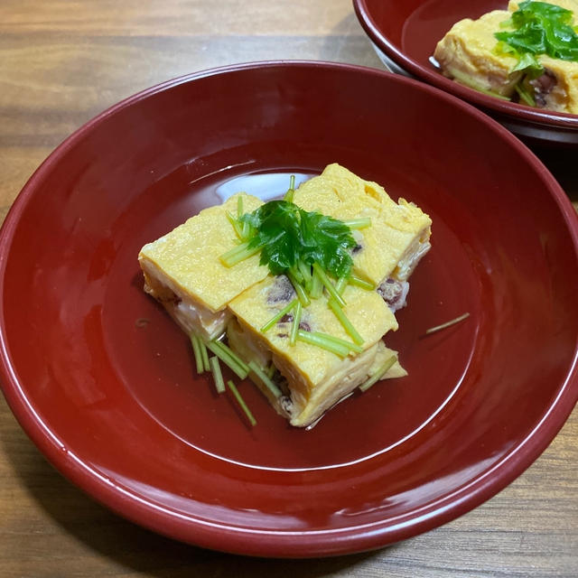 明石焼き風タコ入り出汁巻き ♪