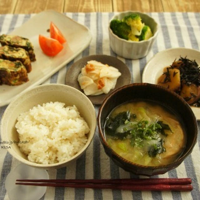 納豆入りたまご焼きの朝ごはんとスキンケア
