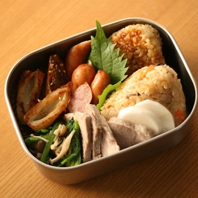 2種のおにぎり弁当♪