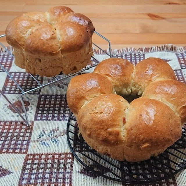 スパイス香る♪ 世界の朝ごはん　甘夏とくるみのブリオッシュ・クーロンヌ（フランス）