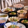 一汁三菜の晩ごはん