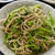 クレソンの胡椒蕎麦