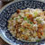 焼いておいしい野菜てんぷらで、お手軽焼き飯
