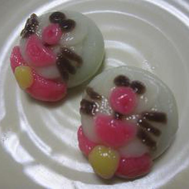 今度の白玉は・・・念願の青を使って
