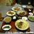 7/17の晩ごはん　夏野菜グリーンカレーとチリビーンズ♪でビール♪♪