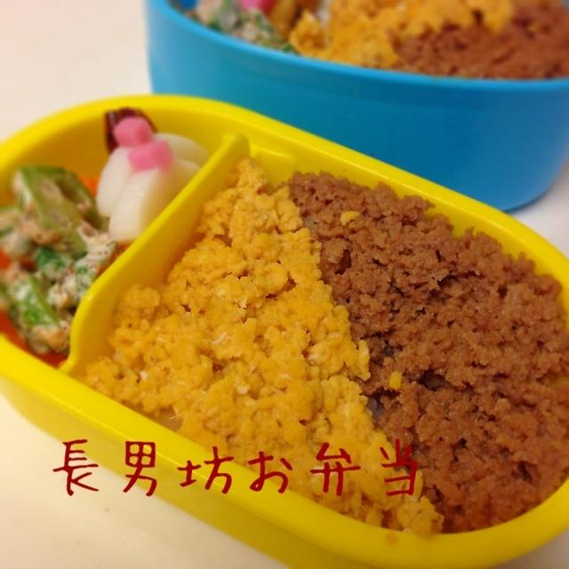 二色そぼろ弁当