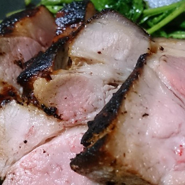 野郎飯流・塩麹漬け豚の肉焼き