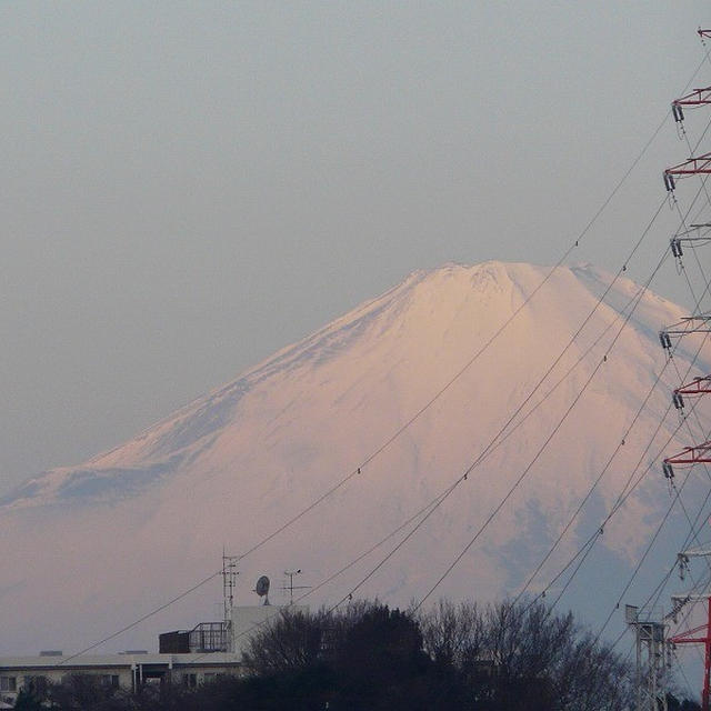 2010年2月10日の富士山