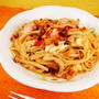 濃厚ウマッ！鮭のきのこチーズパスタ