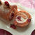 桜の香りがたっぷり桜のロールケーキ♪