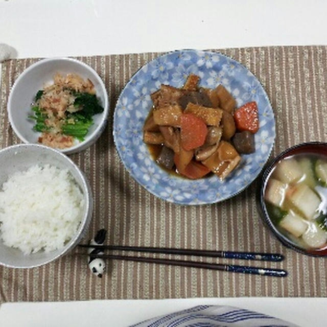 筑前煮☆2013/09/14の晩ごはん。