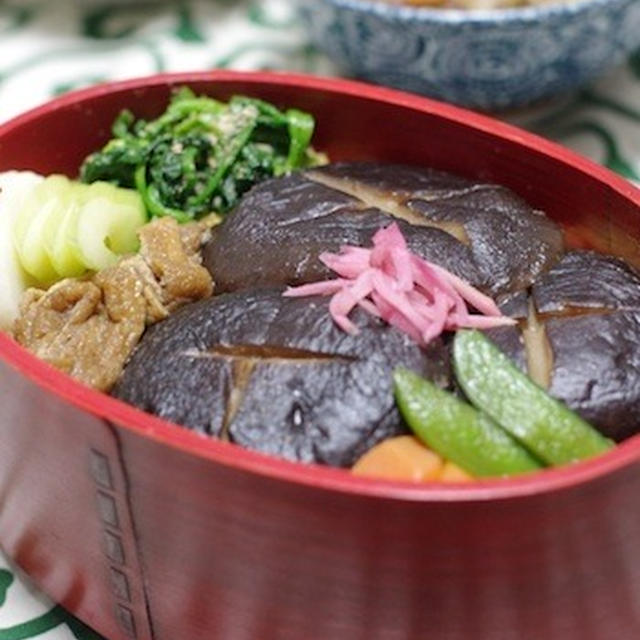 １２月６日　椎茸丼べんと