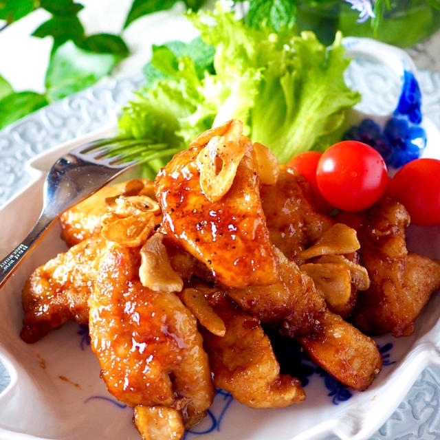 【むね肉見直します】ぜひ試して欲しい！！みんな大好きガリバタ味！