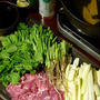 芹と豚肉の出汁しゃぶ