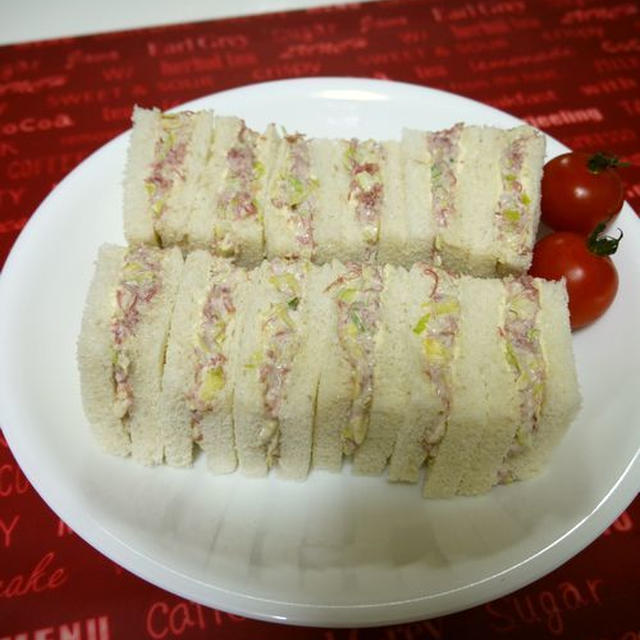【簡単レシピ】カフェ風♡コンビーフのサンドイッチ♪