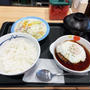 てりやきエッグハンバーグ定食を食べてみた 〜松屋〜