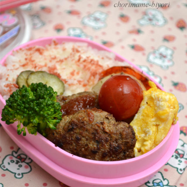 遠足弁当。　と、丼もの課題の色々～の晩ご飯。