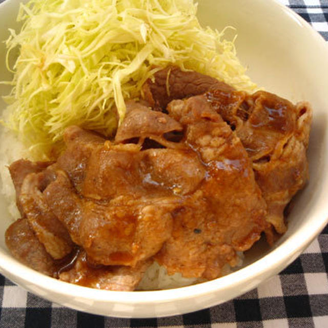 しょうが焼き丼