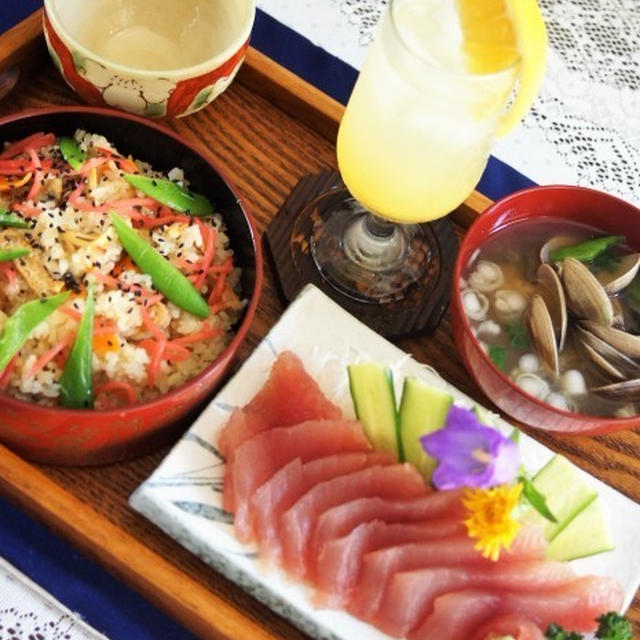 ■THE.朝ご飯【たまには自分だけの　おもてなし朝ご飯です（笑】