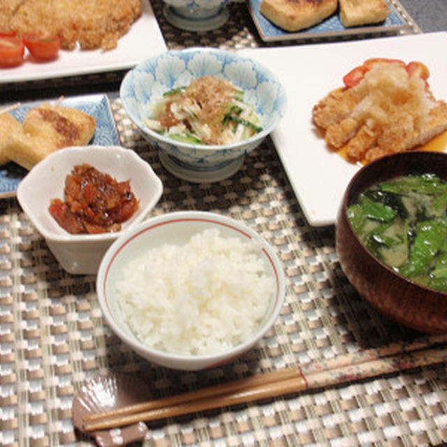 豚カツおろしポン酢