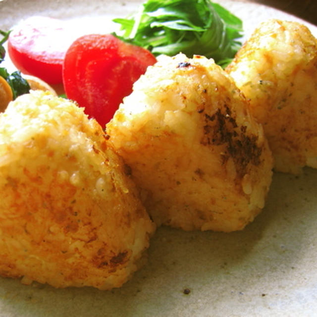 柚子こしょう味噌の焼きおにぎり