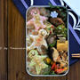 ジンジャーブレッドマン弁当　ひと手間がきつかった(;^_^A＜キャラ弁＞