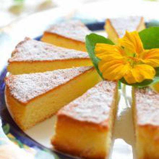 素朴な味わい♪ホワイトチョコのカントリー風ケーキ