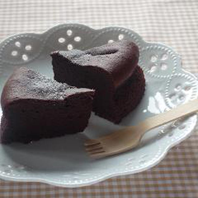紅茶風味のガトーショコラ