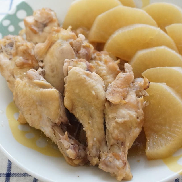 炊飯器で一発完成！ほっこり美味しい大根と手羽元のうま煮♡-簡単✻時短✻節約