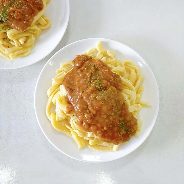 米粉の手打ち生パスタ