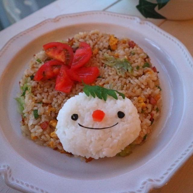 デコチャーハン＊デコ朝ごはん