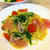 生ハムと水菜のパスタ