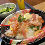 6.19☆【ウチの夜ごはん】魚屋の海鮮漬け丼❣️ﾃﾞｽ。