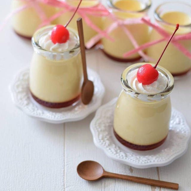 【おもてなし】なめらかプリン　ほろ苦いカラメルソースがおいしさの決め手