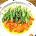 [副菜]　春の根菜サラダ（温野菜）