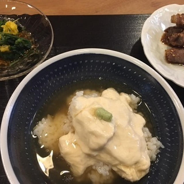 湯葉丼とカルディな夕飯