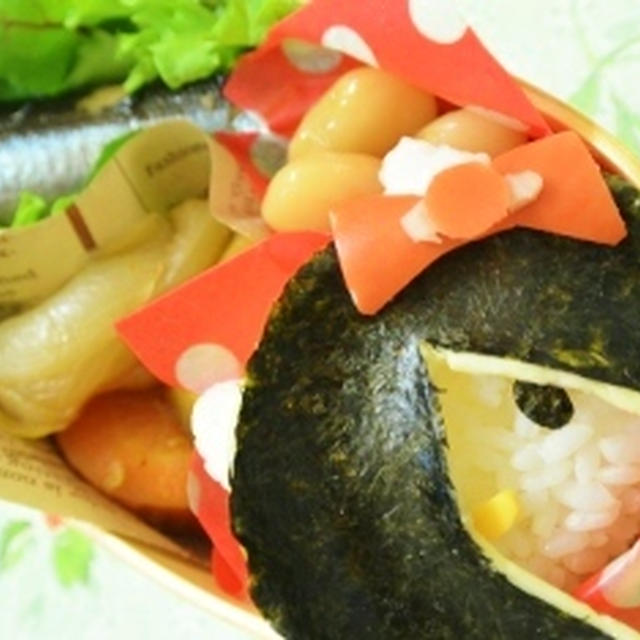 貞子キティ？&秋刀魚煮つけ&インカのめざめ肉じゃが＾＾