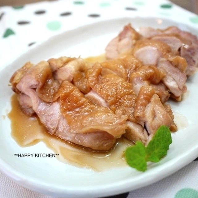 ルクエでほったらかし♪鶏肉のさっぱり甘酢蒸し